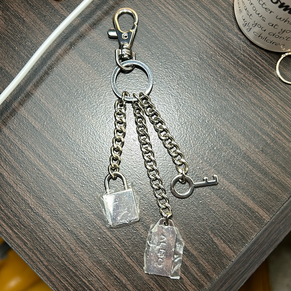 Aldo bag tag keychain